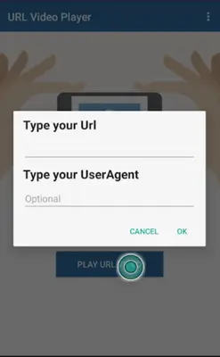 Url Video Player android App screenshot 0